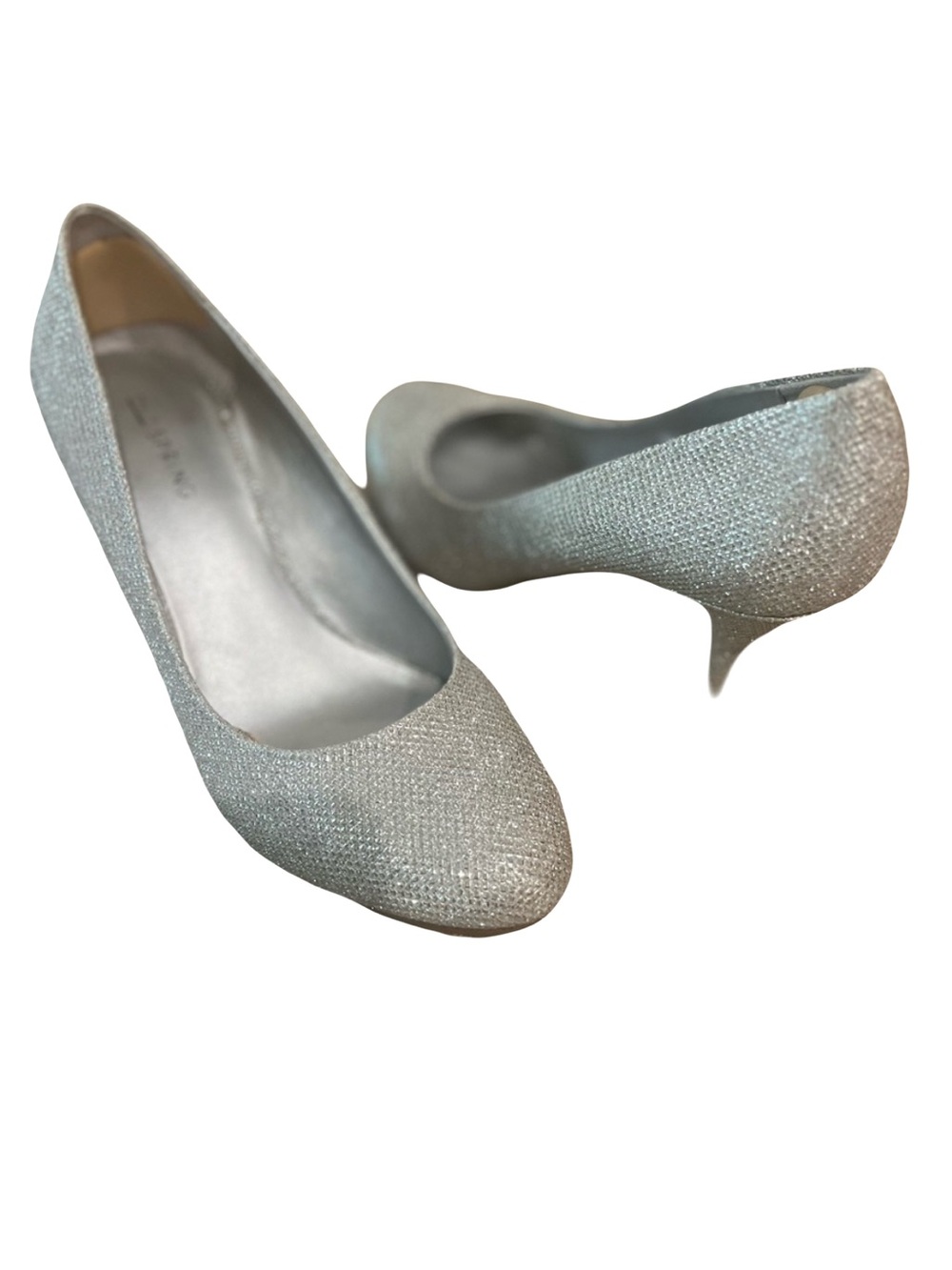 Call It Spring Glittering Silver Heels